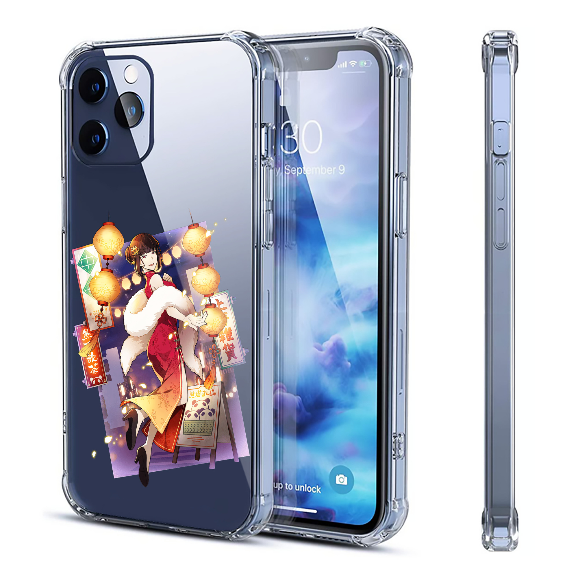 （画像用） 文豪ストレイドッグス Bungo Stray Dogs 【iPhone 12シリーズ対応】透明スマホケース（クリアソフトケース）